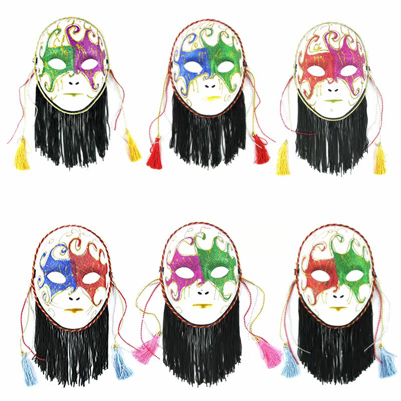 仕彩万圣节威尼斯公主面具时尚化妆舞会面具派对表演假面具