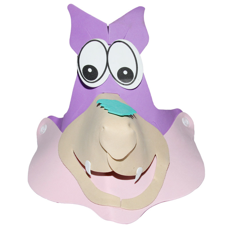 万圣节幼儿园头饰表演儿童小动物头饰卡通帽子演出道具猴子小鸡