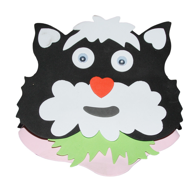 万圣节幼儿园头饰表演儿童小动物头饰卡通帽子演出道具猴子小鸡