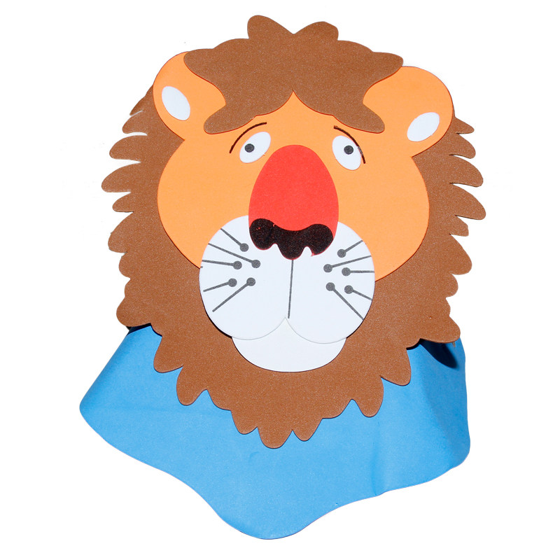 万圣节幼儿园头饰表演儿童小动物头饰卡通帽子演出道具猴子小鸡