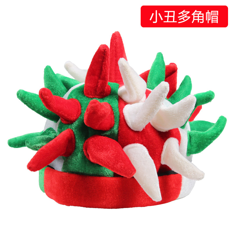 万圣节cosplay角色扮演舞会派对装扮道具儿童小丑服装红鼻子面具