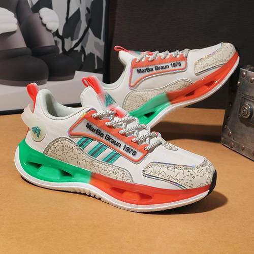 6号店2577透气厚底跑步鞋