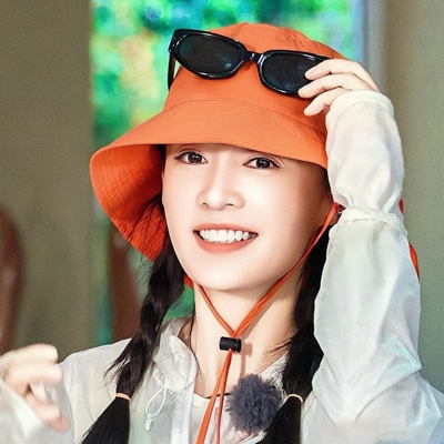 花儿与少年7李沁明星同款渔夫帽户外登山帽遮阳防晒太阳帽