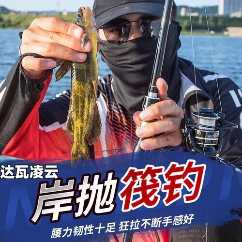 达瓦进口玻纤远投筏竿套装