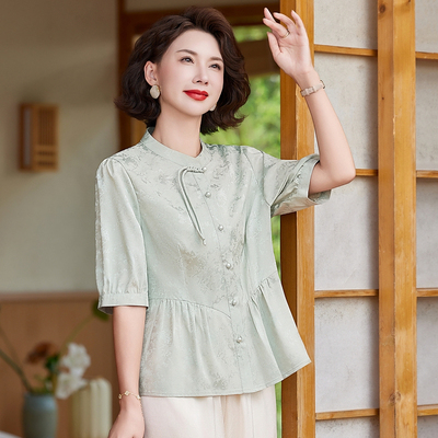 妈妈春夏小衫新中式国风2026