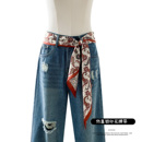 腰饰长条丝巾腰绳 饰腰带女配裙子腰链配牛仔裤 韩版 腰果绑带腰封装