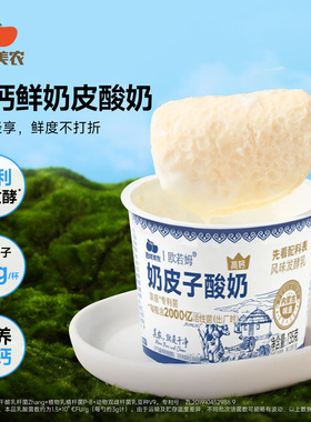 西域美农欧若姆奶皮子酸奶135g*6罐内蒙特产高钙奶制品非冷萃牛奶