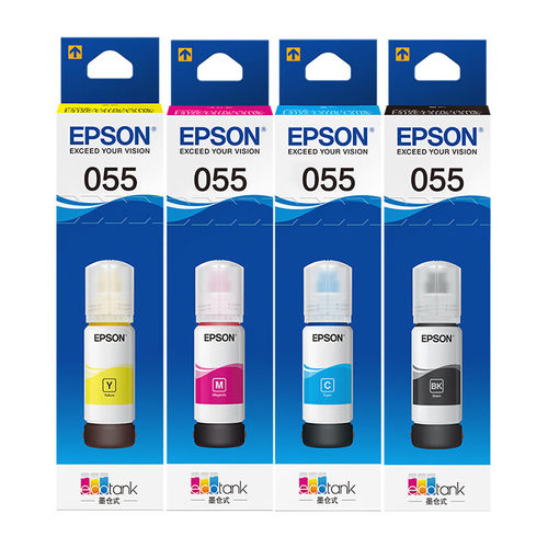 爱普生EPSON 原装055墨水连供瓶 适用爱普生打印机
