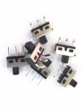 SS12D06 SS12D10 SS12D11 5MM柄高 2档3脚大电流拨动开关 直/弯脚