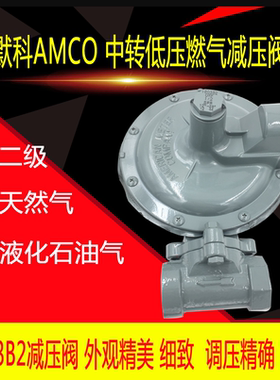液化气减压阀Amco埃默科1803B2 DN25二级减压阀 燃气调压阀低压阀