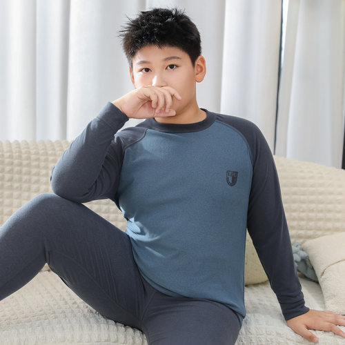 7A抗菌加厚男童保暖内衣套装