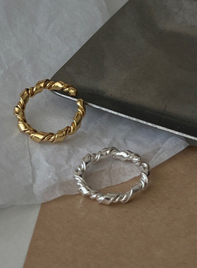 S925纯银戒指女小众设计