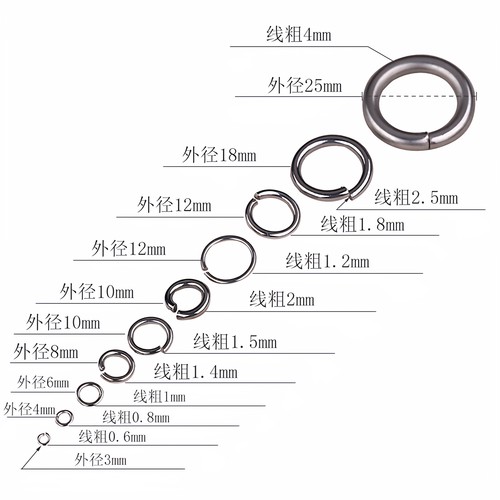 匠心吴匠心吴包邮不锈钢开口圈