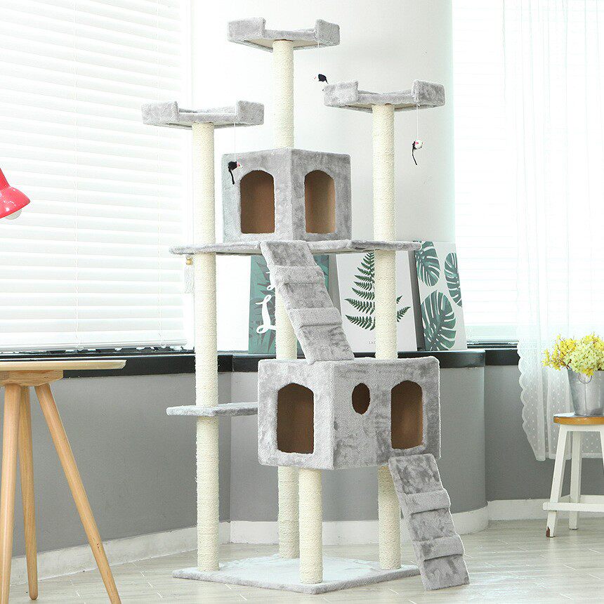 特价 包邮贴邮 斑卓猫架猫窝 宠物玩具 猫爬架 猫抓板猫树 86