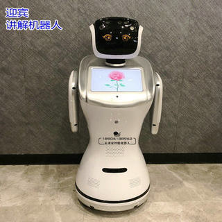 ai人工智能对话聊天机器人高科技三宝展厅迎宾前台接待商用机器人