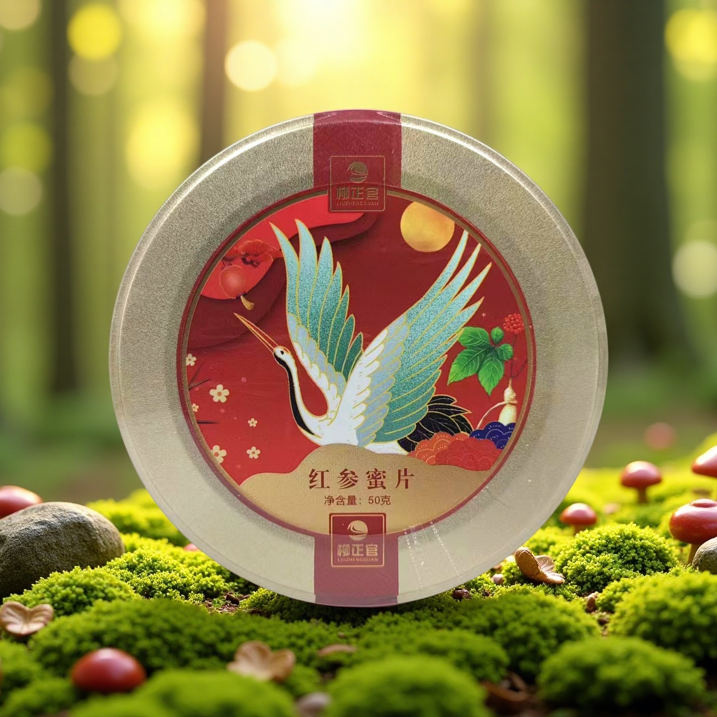 红参蜜片长白山人参东北特产蜂蜜食品即食蜜饯零食参片切片蜜制参