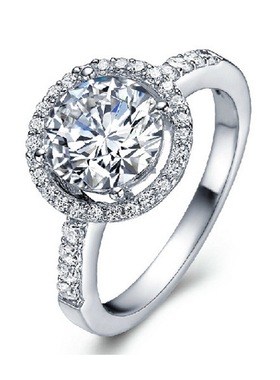 Young速卖通热卖锆石戒指女式韩版时尚八心八箭戒指 手饰厂家直销