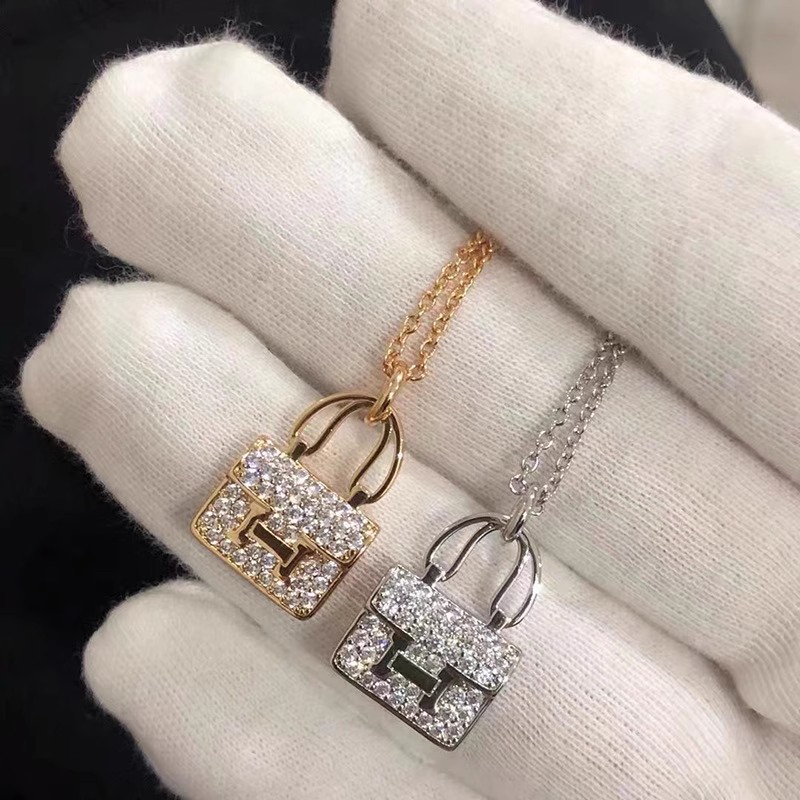 新款康康包锁骨链项链女