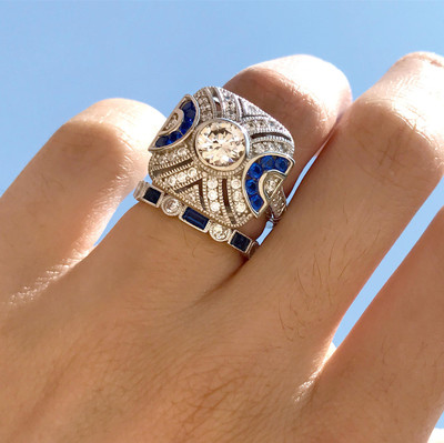 youngwish托帕石套亚马逊戒指