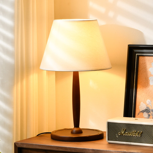 中古客厅床头灯沙发边高级卧室设计感装饰灯主卧新款覆古床头台灯