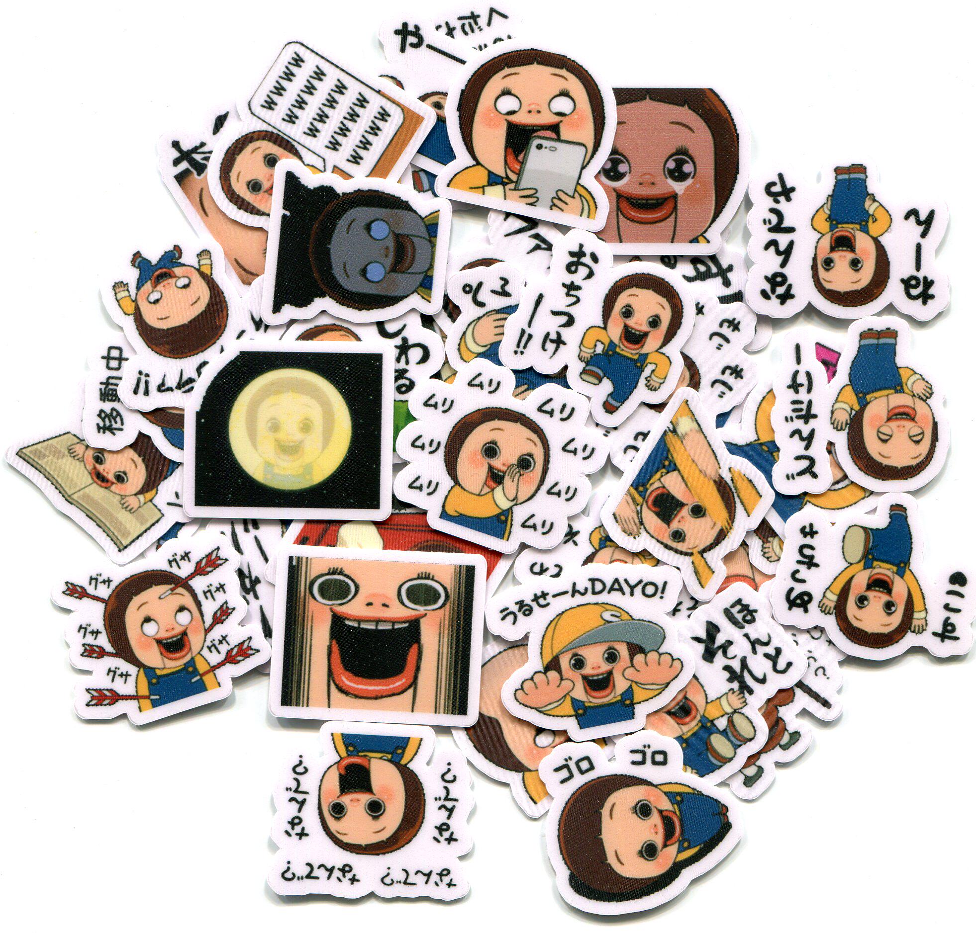 sho chan doll 14 自制手帐相册装饰防水防晒贴纸 40张 z 1093