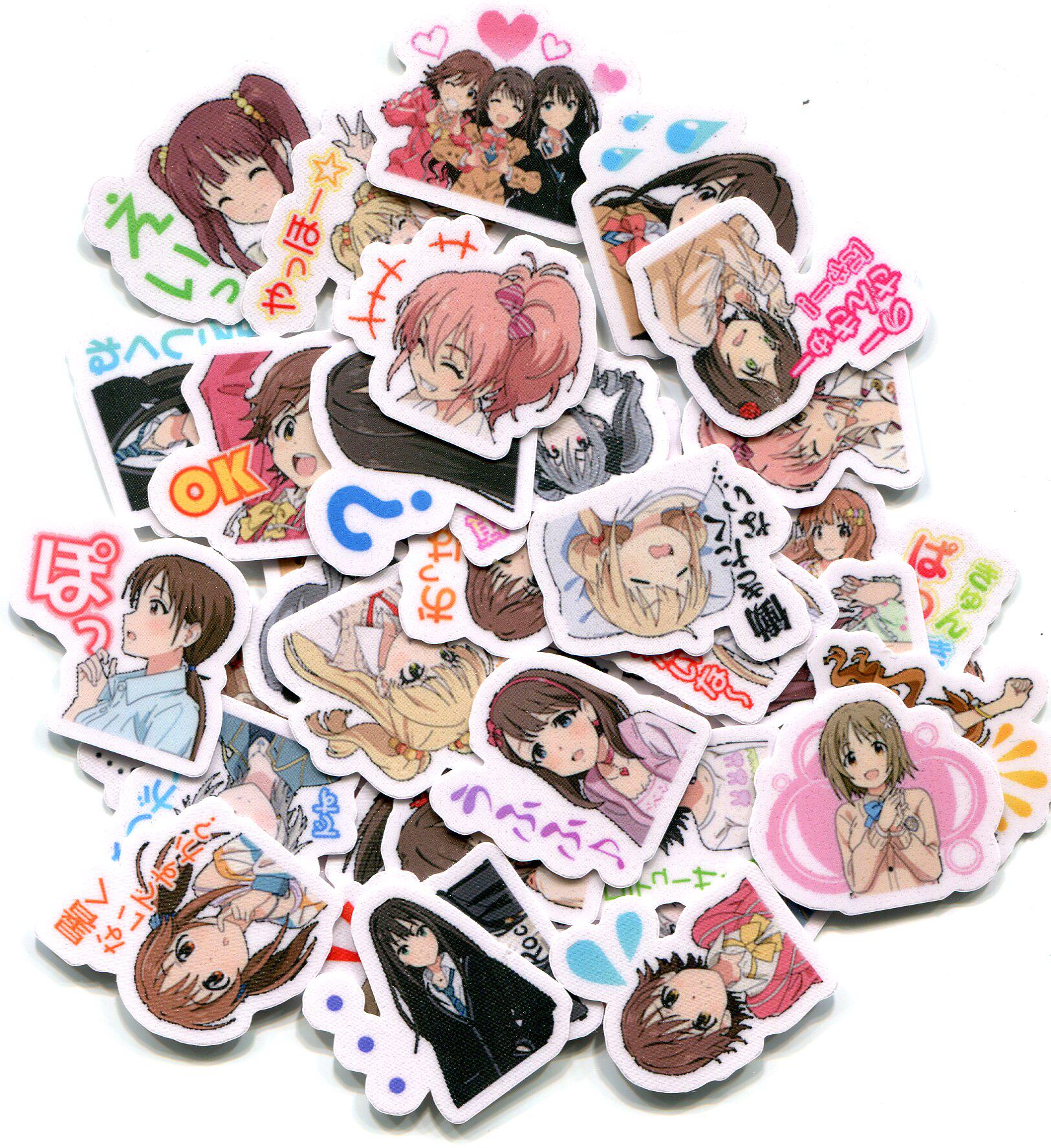 偶像大师 灰姑娘女孩 自制手帐相册装饰动漫贴纸 40张 z 1003