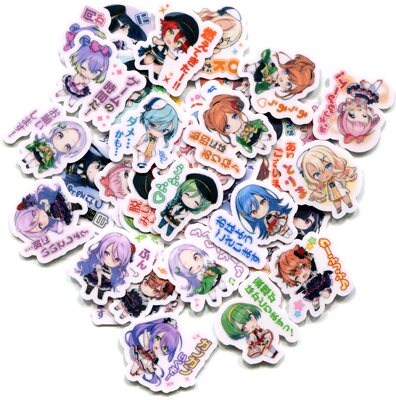 自制手帐防水动漫diy贴纸