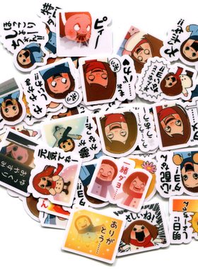 SHO CHAN DOLL 10 自制手帐相册装饰防水防晒贴纸 40张 Z 1089