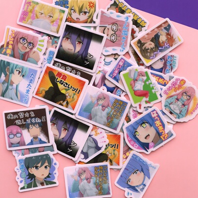 我与尼特女忍者的莫名同居生活NEET Kunoichi  自制贴纸 24款40枚