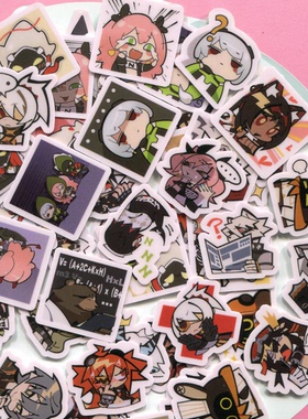 绝区零  自制手帐手机电脑相册防水动漫diy贴纸 48枚 Z 1629