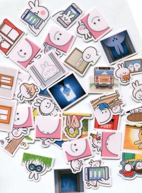 Line表情贴纸 Spoiled Rabbit 系列12 自制手帐贴纸 40枚 Z482