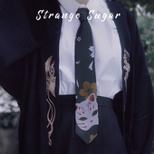 怪糖饰物集 手打领带暗黑和风JK 妖怪面具 现货画手合作款