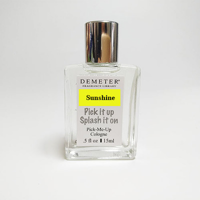 阳光 男香 温暖 送喷头 香味图书馆Demeter香水15ml女香