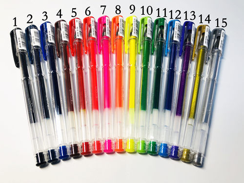 三菱uniball彩色中性笔