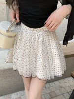 Q Girl's Jenny Sweet Dream/Gentle Knitted Mesh swing-neck top Half Skirt Set thumbnail 3