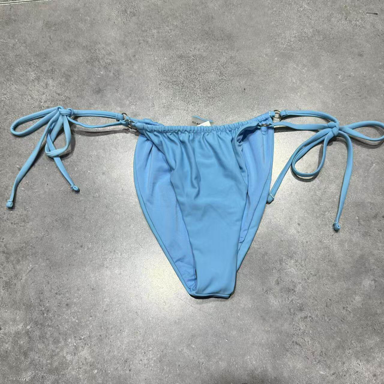 （大牌杂款单裤子！！）出口欧美女士成人低腰单件三角裤子游泳裤