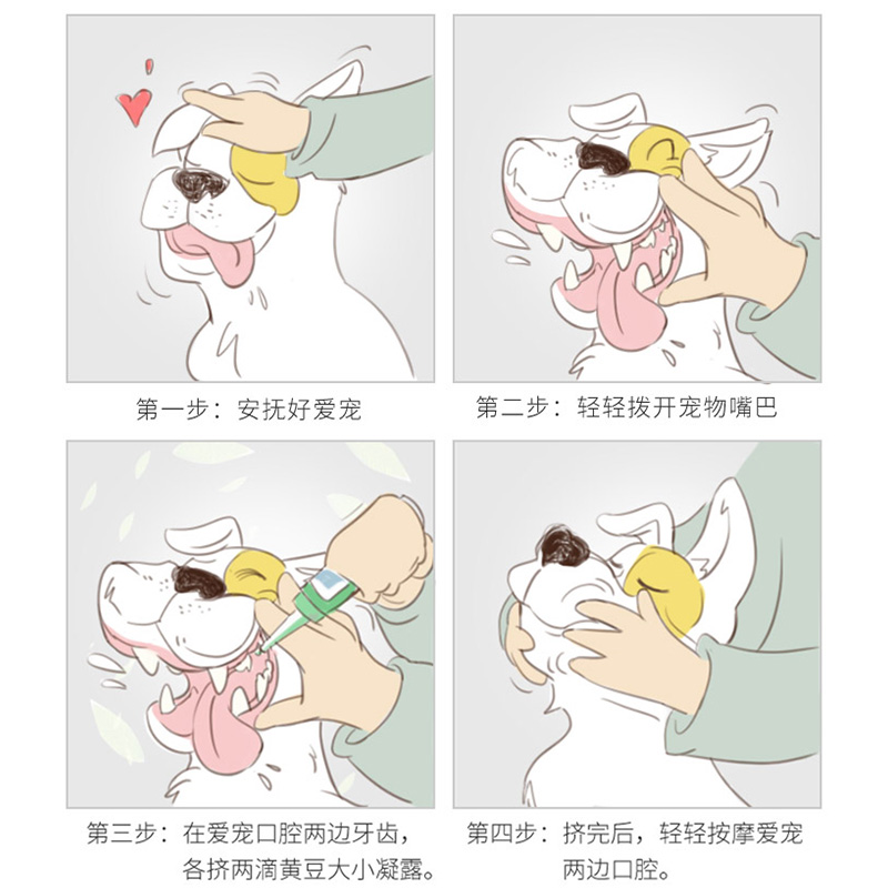 多美洁凝胶狗狗洁齿凝露118ml宠物狗口臭牙结石牙齿口腔清洁用品