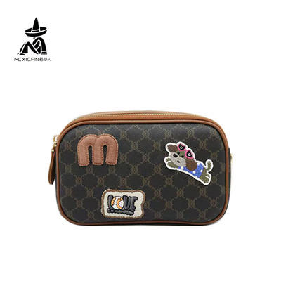 稻草人女包2025新款专柜同款正品印花单肩手提大容量相机包小方包