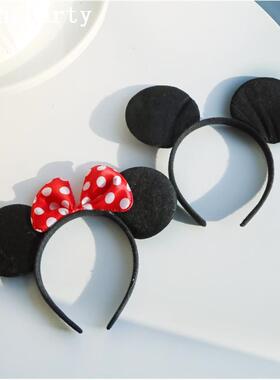 米奇米妮头饰生日派对幼儿园聚会舞会装扮用品卡通儿童头箍发饰