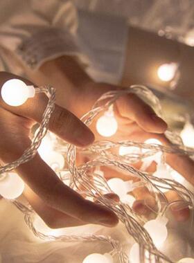 LED圆球电池USB款串灯满天星节日灯网红INS装饰灯野营露营帐篷灯