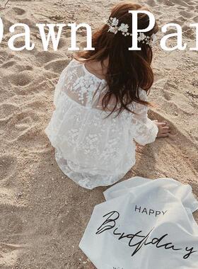 ins风森系韩式小雏菊发饰春季写真摄影拍照道具生日公主头饰发带