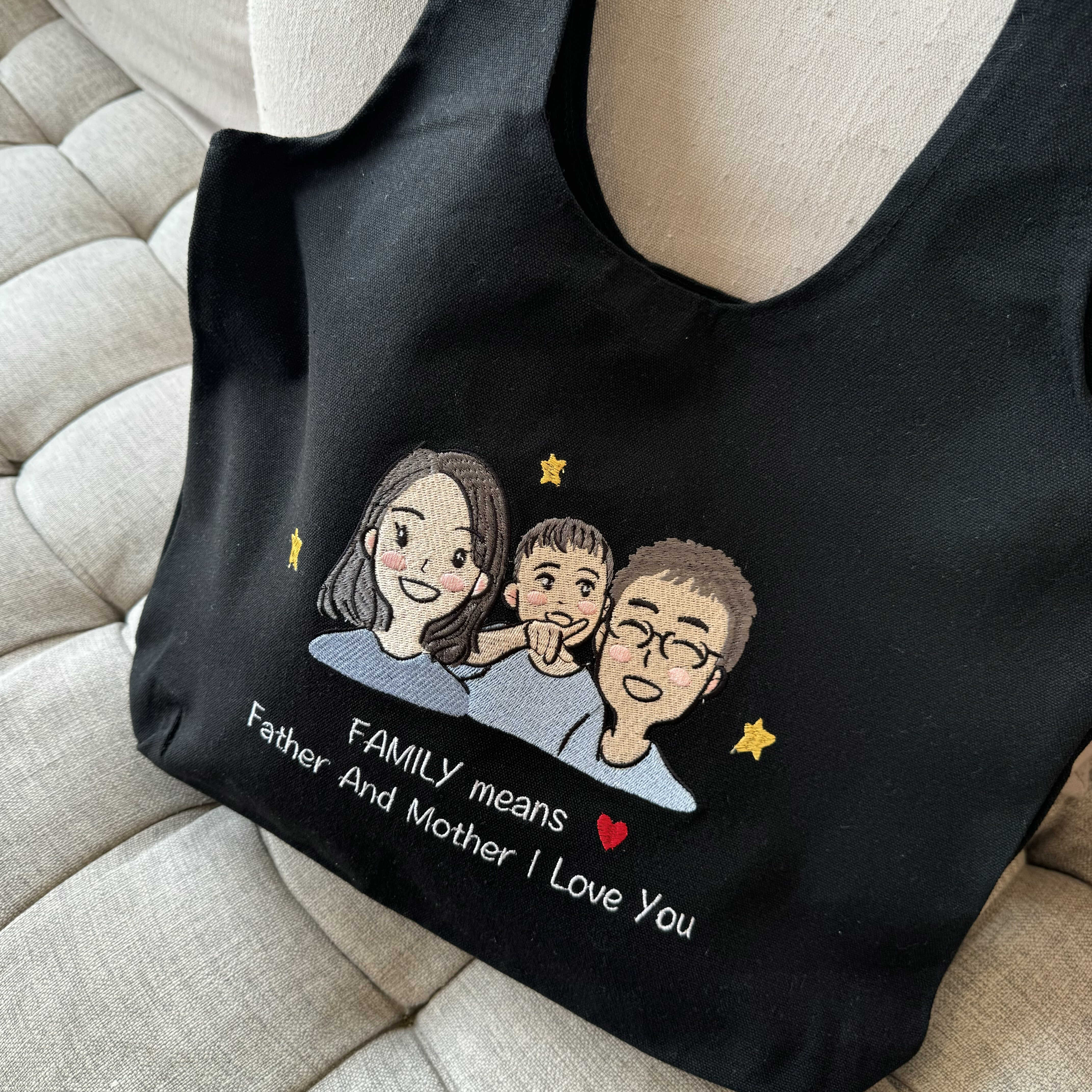 免费设计百搭ins卡通画妈咪包