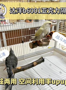 达洋B6001分隔板鸟笼隔板鸟笼中间隔板达洋鸟笼挡板亚克力透明板