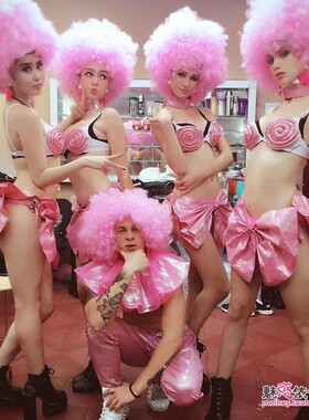 酒吧b组舞台装ds舞队dj演出服男女gogo巡场热舞派对比基尼表演服