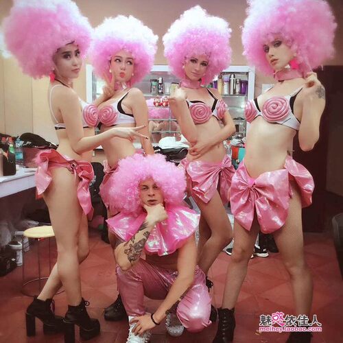 酒吧b组舞台装ds舞队dj演出服男女gogo巡场热舞派对比基尼表演服