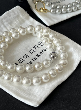 辛欣天然珍珠圆珠女项链