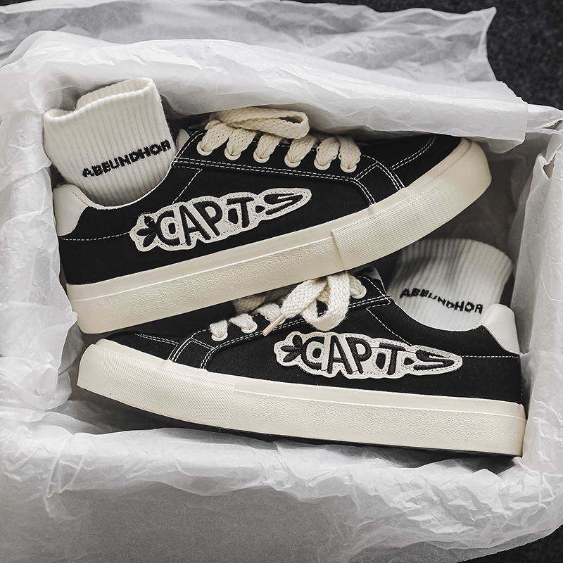 B218-1662-P55潮流字母低帮休闲鞋子男士帆布鞋2023夏天，男鞋帆布鞋，星座1613（原B218）