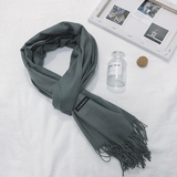 B218-WJ07-P15仿羊绒新款纯色流苏男女士脖子围巾休闲情侣保暖冬，围巾，星座1613（原B218）