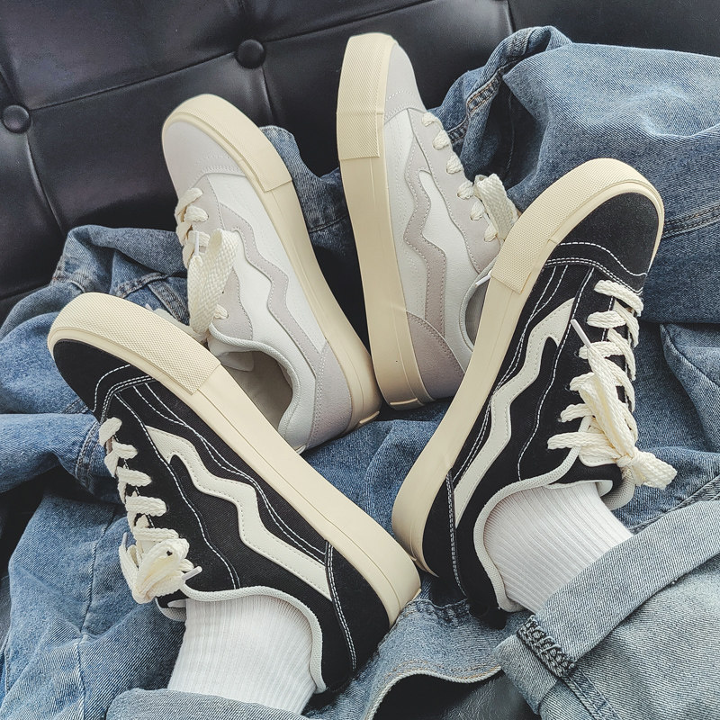 B218-1561-P55潮流低帮2023春天男士休闲帆布鞋子ulzzang个性学生，男鞋帆布鞋，电商B218