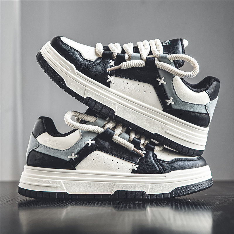 B218-1943-P65潮流休闲板鞋新款2024春季新品学生休闲鞋子男士，男鞋休闲鞋，电商B218